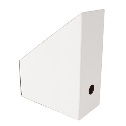 Suport arhivare documente, pozitie verticala, carton alb intarit, inaltime 30cm