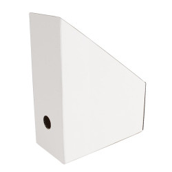 Suport arhivare documente, pozitie verticala, carton alb intarit, inaltime 30cm