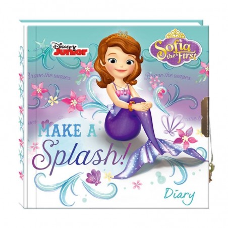 Agenda tip jurnal Sofia sirena, inchidere lacat, 13.5x13.5 cm, Starpak