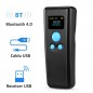 Cititor cod bare Bluetooth 1D portabil, USB, CCD, stocare 16MB, Android iOS PC, vibratii