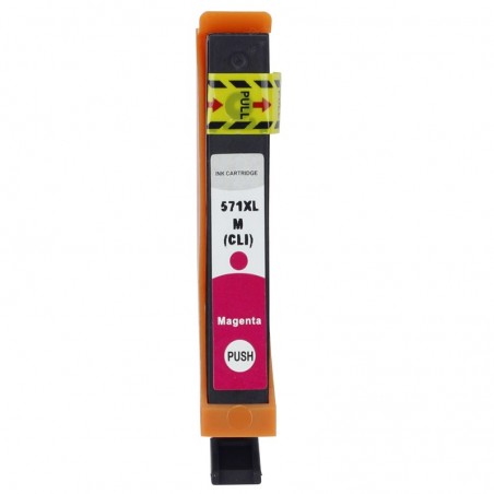 Cartus compatibil pentru Canon CLI-571XL Magenta 11 ml, ProCart, capacitate mare