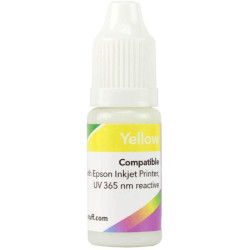 Cerneala UV invizibila Yellow  pentru imprimante Epson