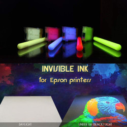 Cerneala UV invizibila Yellow  pentru imprimante Epson