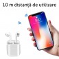 Casti wireless bluetooth 5.0, Handsfree, Android/iOS, airpods, earbuds USB, albe