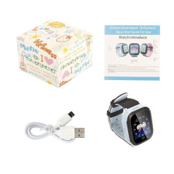 Smartwatch GPS copii, Android/IOS. GPS sim, handsfree, lanterna, camera foto Resigilat