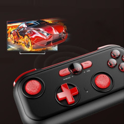 Gamepad Bluetooth, 13 butoane, carcasa protectie, Android, Windows, Resigilat
