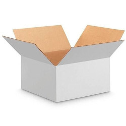 Cutii de carton personalizate in 3 straturi alb tip C3