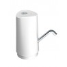 Pompa electrica 8W, pentru bidon apa, 2.5L/min, incarcare USB, alb