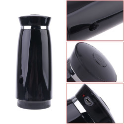 Pompa electrica 4W, acumulator 1200mAh, USB, pentru bidon apa, negru