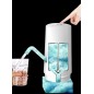 Pompa electrica pentru bidon apa, 8W, 2.5L/min, reincarcabila USB, diametru 6 cm, LED