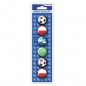 Magneti Fotbal 30 mm, multicolor, set 6 bucati, Starpak