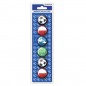 Magneti Fotbal 30 mm, multicolor, set 6 bucati, Starpak Magneti Fotbal 30 mm, multicolor, set 6 bucati, Starpak