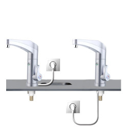 Robinet electric 3500W, afisaj LCD, butoane tactile, temperatura reglabila, IPX4