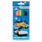 Creioane Hot Wheels, 12 nuante vii, lungime 13.5, varf 3 mm, hexagonale