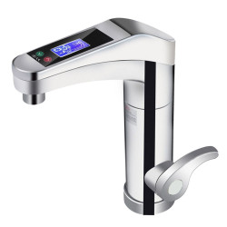 Robinet electric 3500W, afisaj LCD, butoane tactile, temperatura reglabila, IPX4