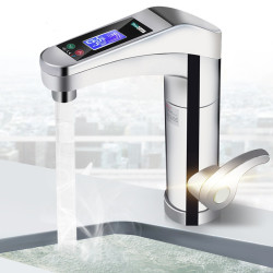 Robinet electric 3500W, afisaj LCD, butoane tactile, temperatura reglabila, IPX4
