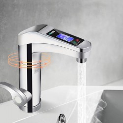 Robinet electric 3500W, afisaj LCD, butoane tactile, temperatura reglabila, IPX4