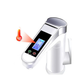 Robinet electric 3500W, afisaj LCD, butoane tactile, temperatura reglabila, IPX4