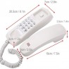 Telefon fix cu fir, montare pe perete, functie reapelare