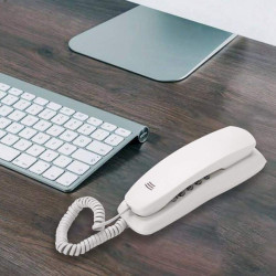 Telefon fix cu fir, montare pe perete, functie reapelare