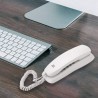 Telefon fix cu fir, montare pe perete, functie reapelare