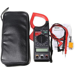 Multimetru afisaj digital LCD, tip cleste ampermetru, cu functia HOLD, sonda de test