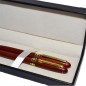 Set de scris pix si stilou in etui din piele ecologica, penita din otel inoxidabil Set de scris pix si stilou in etui din piele ecologica, penita din otel inoxidabil