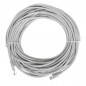 Cablu internet UTP, retea LAN, mufa RJ45 standard, lungime 10 m, gri