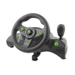 Volan si pedale Gaming, PC/PS3, NITRO, maneta, USB, butoane actiune