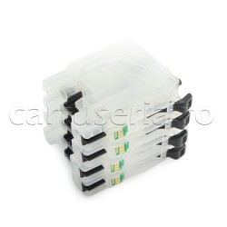 Cartuse reincarcabile cu chip autoresetabil pentru Brother LC-123