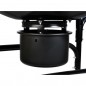 Gratar rotund BBQ pe carbuni, mobil, rafturi laterale, capac, 46.5 cm, Kaminer Gratar rotund BBQ pe carbuni, mobil, rafturi laterale, capac, 46.5 cm, Kaminer