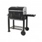 Gratar carbune BBQ Grill cu capac, 2 rafturi, termometru, suflanta, roti deplasare