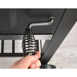 Gratar mobil carbune BBQ Grill, 2 rafturi, control temperatura, Kaminer