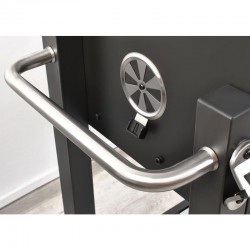 Gratar mobil carbune BBQ Grill, 2 rafturi, control temperatura, Kaminer