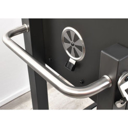 Gratar mobil carbune BBQ Grill, 2 rafturi, control temperatura, Kaminer