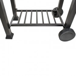 Gratar mobil carbune BBQ Grill, 2 rafturi, control temperatura, Kaminer