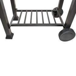 Gratar mobil carbune BBQ Grill, 2 rafturi, control temperatura, Kaminer