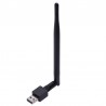 Adaptor placa retea Wi-Fi, USB 1.1/2.0, antena 2dBi RP-SMA detasabila, 150Mbps