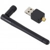 Adaptor placa retea Wi-Fi, USB 1.1/2.0, antena 2dBi RP-SMA detasabila, 150Mbps