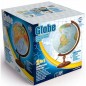 Glob geografic iluminat, harta politica si fizica, diametru 32 cm, meridian