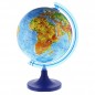 Glob pamantesc cartografie in limba engleza, harta fizica, diametru 25 cm