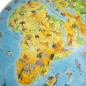 Glob pamantesc harta fizica-zoologica, meridian si suport, diametru 22 cm, carte 275 animale Glob pamantesc harta fizica-zoologica, meridian si suport, diametru 22 cm, carte 275 animale