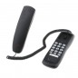 Telefon fix cu fir pentru perete, functie reapelare, negru, iluminat Telefon fix cu fir pentru perete, functie reapelare, negru, iluminat