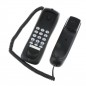 Telefon fix cu fir pentru perete, functie reapelare, negru, iluminat Telefon fix cu fir pentru perete, functie reapelare, negru, iluminat