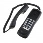 Telefon fix cu fir pentru perete, functie reapelare, negru, iluminat
