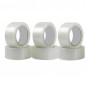 Banda adeziva transparenta, baza solvent, 48mmx60m, ambalare, set 6 role Banda adeziva transparenta, baza solvent, 48mmx60m, ambalare, set 6 role