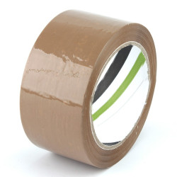 Banda adeziva pe baza de solvent, rola 48mmx132m, ambalare, maro