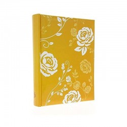Album foto Floral, capacitate 300 fotografii, poze 10x15, slip-in, spatiu notite