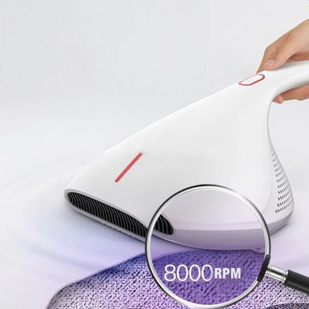 Aspirator 2 in 1 cu sterilizare germicida UVC, vacuum, jet aer 50 grade, 450W, 8000 rpm, filtru HEPA, Xiaomi Deerma