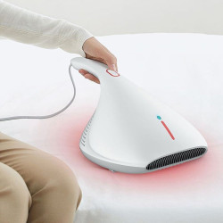 Robot 2 in 1 aspirator si sterilizator, lumina UVC, aburi vacuum, 450W, 8000rpm,  filtru HEPA
